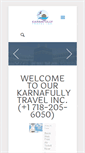 Mobile Screenshot of karnafullytravel.com